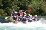 rafting on sava river in bled slovenia, the best rafting trip in the area