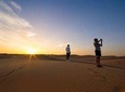 Sun Downer Desert Safari With Camel Trekking, BBQ and Buffet Dinner