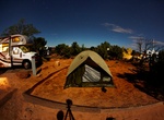 Camp at Kayenta Campground, Dead Horse Point State Park, Utah