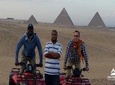 Desert Safari by Quad Bike Around Pyramids enjoying Sunset or Sunrise 