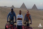 Desert Safari by Quad Bike Around Pyramids enjoying Sunset or Sunrise 