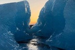Crystal Blue Ice Cave Adventure