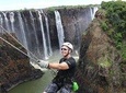 Abseiling at Victoria Falls