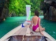 Hong Islands Day Tour and 360 Viewpoint by Longtail Boat From Krabi
