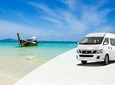 Krabi To Koh Kradan by Air conditioner Van and Longtail Boat