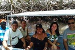 Roatan Mangrove Tunnel Culture Tour on a Water Taxi Tuk-Tuk