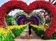 Dubai Miracle Garden and Global Village Shopping Tour