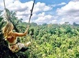 Ubud White Water Rafting, Rice Terrace and Jungle Swing