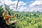Ubud White Water Rafting, Rice Terrace and Jungle Swing