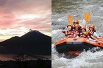 Bali Sunrise Trekking with Rafting in Oneday