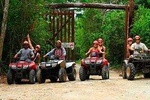 Amazing Combo ATV! with Cenote and Ziplines (ATV shared)