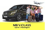 Private transfer from BRU Airport - Brussels GO BACK MB V-CLASS 7 PAX