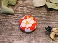 Make unique items with Kimono fabric in a café Kimono fabric badge (38mm) 