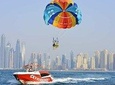 Get a Bird's Eye View of the Famous Dubai Marina Skyline with Parasailing