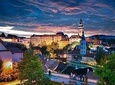 Private transfer in a Sanitized Car Prague to Vienna with 2h stop Cesky Krumlov