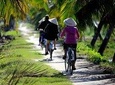 Countryside bike tour, basket boat and cooking class 