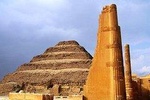 Giza Pyramids and Sakkara from Port Said port