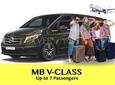 Private transfer from Brussels Airport BRU <-> Brussels MB V-CLASS 7 PAX