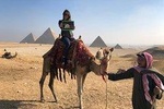 Giza Pyramids sunset with a camle ride & Bedouin tea