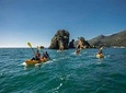 Canoeing in marine reserve near Lisbon