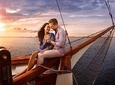 Super Romantic Beef or Lobster Dinner Spanish Galeon with Sax in Cancun