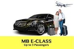 Private transfer from Brussels Airport <-> Brussels MB E-CLASS 3 PAX