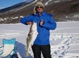 Ice Fishing On The Fjord