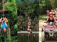 Adrenaline rush with ATV's ( Shared) Zipline and Cenote in Riviera Maya 