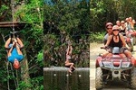 Adrenaline rush with ATV's ( Shared) Zipline and Cenote in Riviera Maya 
