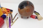 Pottery Pig Painting Class