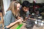 Silver jewelry making class in Gianyar