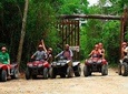 Experience ATV (shared) Zipline & Cenote with lunch