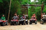 Experience ATV (shared) Zipline & Cenote with lunch