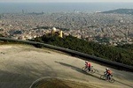 The hills around Barcelona by roadbike, private tour. Pick up/drop off included.