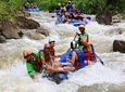 PHUKET: Join Tour Real Rafting 7 Km.-Zipline 150 M.-Temple-Waterfall with Lunch