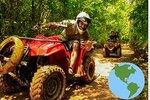 Best ATV Tour, Ziplines and Cenote Swim with Lunch and Transport Included 