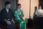 Tea ceremony party at traditional townhouse in Kyoto, Nishizin Tondaya