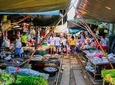 Bangkok: Join Tour Risky Market And Damnern Saduak Floating Market Half Day Tour