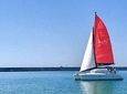 Luxe boat trip on sailing catamaran, Heraklion, Crete