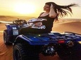 Quad Riding in Sand Dunes Merzouga Erg Chebbi Desert 