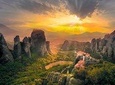Amazing Meteora Sunset