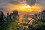 Amazing Meteora Sunset