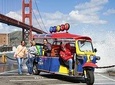 Lucky Tuk Tuk Ultimate City Tour San Francisco 2.5 Hours in Cute Electric Tuk 