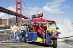 Lucky Tuk Tuk Ultimate City Tour San Francisco 2.5 Hours in Cute Electric Tuk 