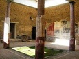 Roman villas of Stabiae with an archaeologist.