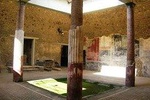 Roman villas of Stabiae with an archaeologist.