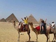Sunset camel ride at the pyramids and pyramids sound and light show