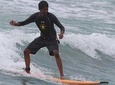 Surfing in Weligama