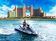 Jet Ski Tour Dubai: La Mer - Burj Al Arab- Atlantis for 1h 30min