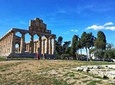 Paestum Temples and Buffalo Farm from Sorrento